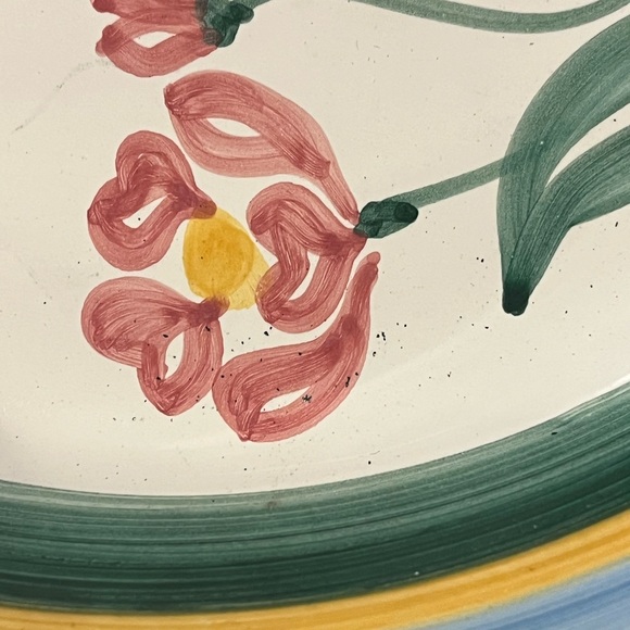 Caleca 10” Vegetable Bowl.  Meadow Print Collection - Picture 7 of 8